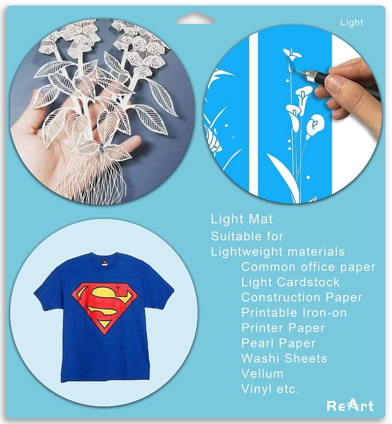 ReArt Cutting Mat Variety 12x24 â€“ 3 Pack Strong Standard Light, Multiple Adhesive Cut Mat Replacement - Image 3